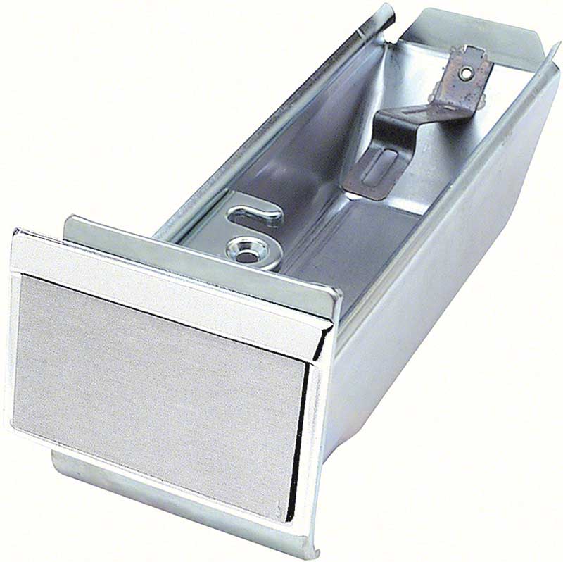 1965-66 Dash Ash Tray Chrome Face  Impala, Bel Air, Biscayne, Caprice  RH