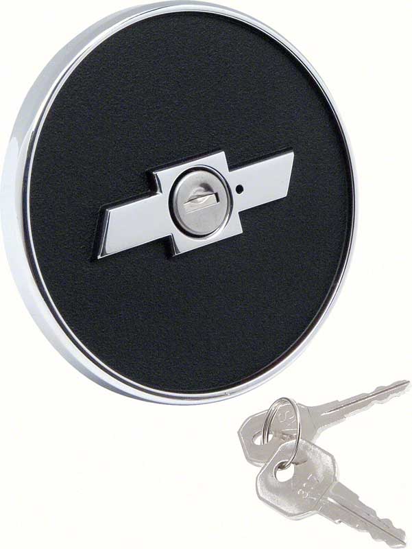 1967-68 Camaro Bow Tie Locking Gas Cap with Keys