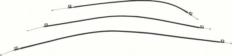 1967-68 Camaro, Firebird Heater Control Cable Set  without AC 3 Cable Set
