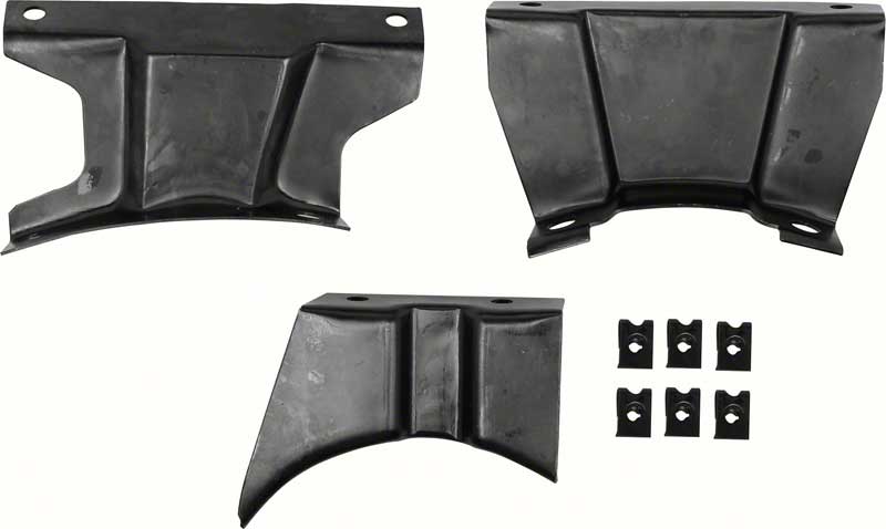 1970-72 Camaro Console Mounting Bracket Set  3 Piece Set Automatic Trans