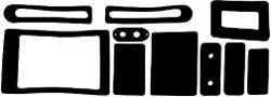 1967-69 Camaro Heater Box Seal Kit  Big Block  without A/C