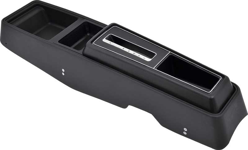 1975-79 Nova Floor Console Assembly with 3 Speed Auto Shift Plate