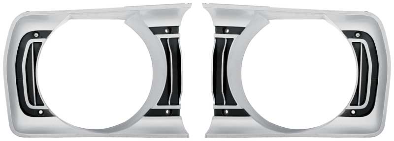 1970-71 Dart / Demon Headlamp Bezels - Pair