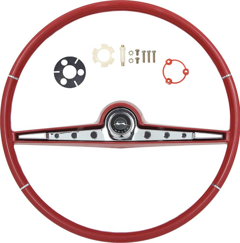 1962 Impala Steering Wheel Kit  Red
