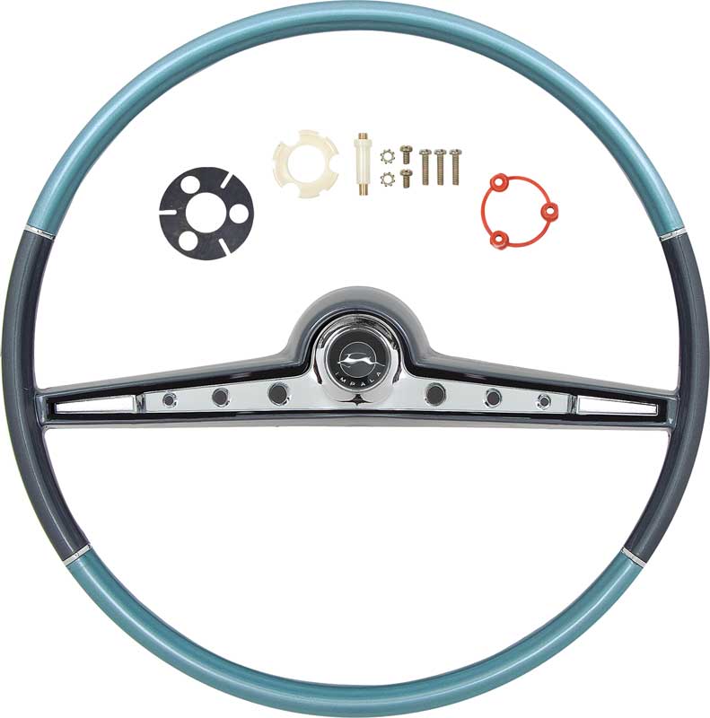 1962 Impala Steering Wheel Kit  Two Tone Blue