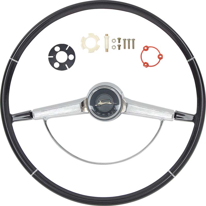 1965 Impala Steering Wheel Kit  Black