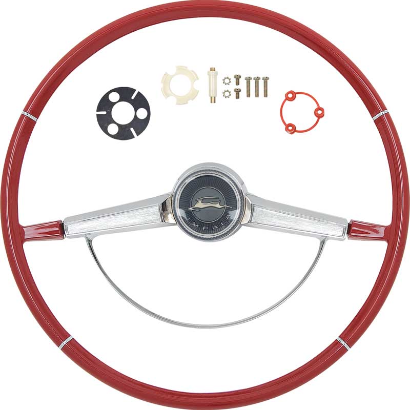 1965 Impala Steering Wheel Kit  Red