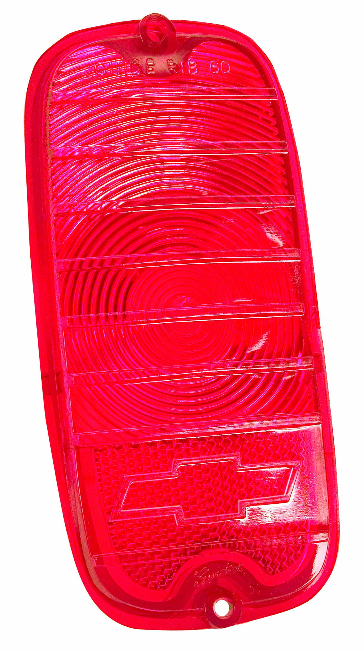 1960-66 Chevrolet Truck Tail Lamp Lens Red Plastic