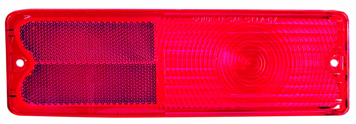 1967-72 Chevrolet Truck Tail Lamp Lens Red Fleetside