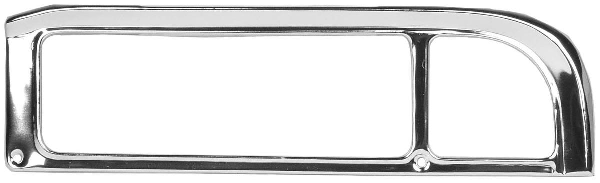 1969-72 Chevrolet Truck Tail Lamp Bezel LH Aluminum