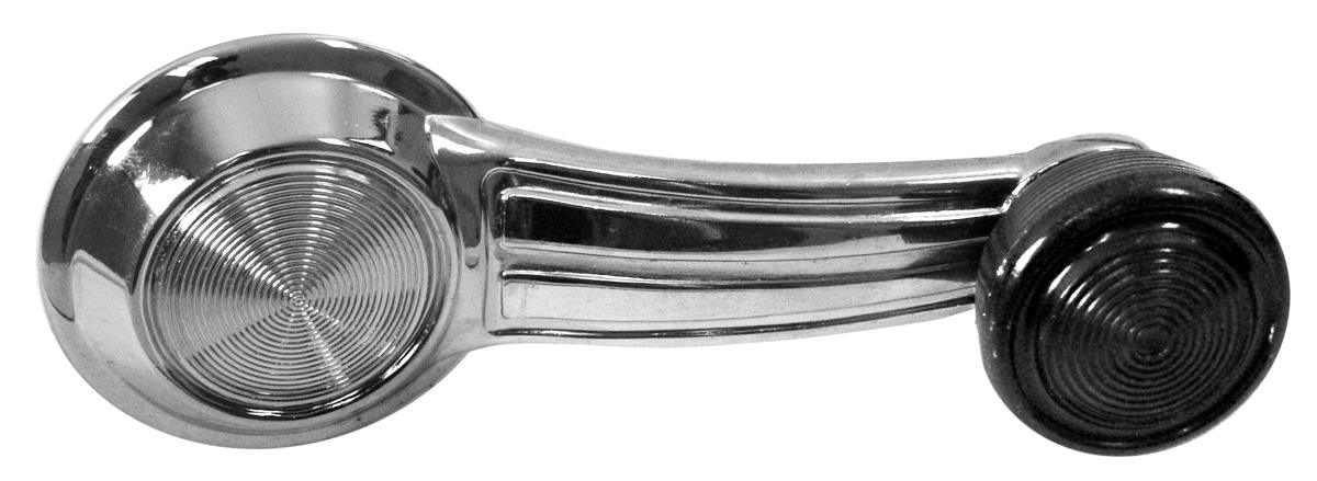 1967-81 Camaro / Chevelle / Chevrolet Truck / El Camino / Firebird / GTO / Impala / Nova Door Window Crank with Black Knob