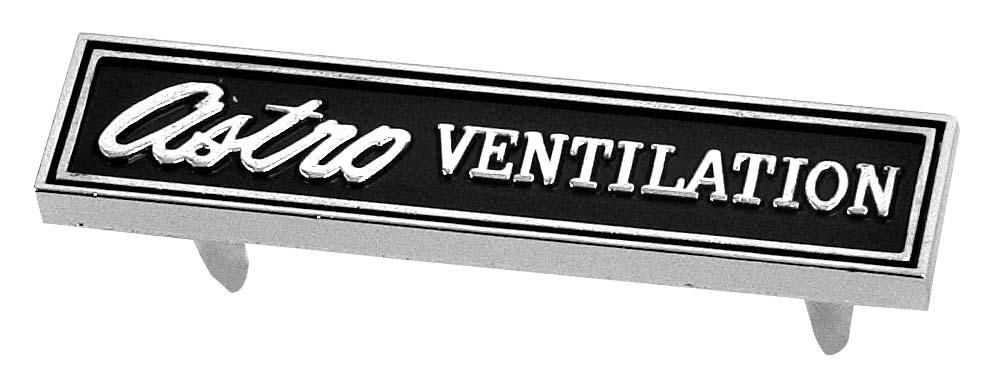 1969-70 Chevrolet Camaro Dash Carrier Badge