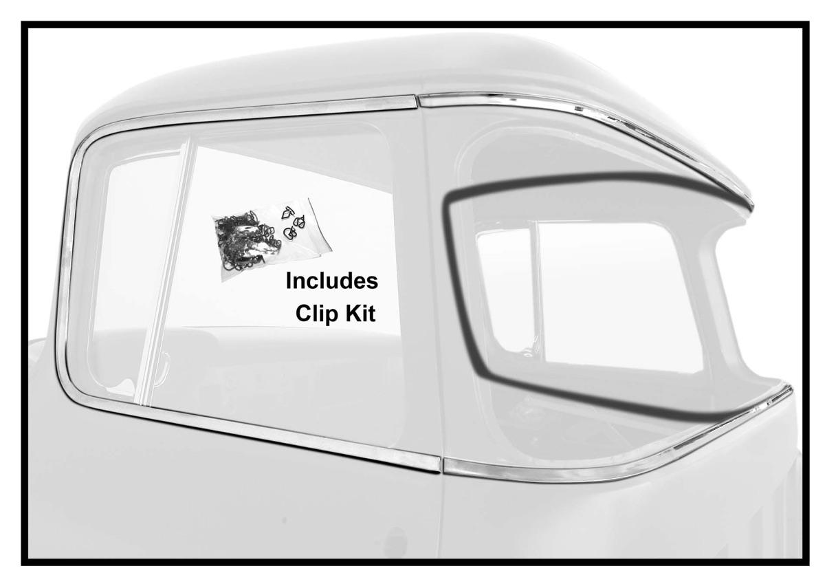 1955-59 Chevrolet Truck / GMC Molding/cab Deluxe 6 Pieces