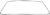 1964-65 Chevrolet Chevelle Molding Windshield Convertible