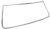 1966-67 Chevrolet Chevelle Molding Windshield Convertible