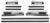 1970-72 Chevrolet Monte Carlo Molding Body Side 10 Pieces