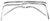1962-64 Chevrolet Impala Molding Window Rear 5pc 2 Door