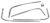 1956 Ford Truck Molding Windshield Front Set