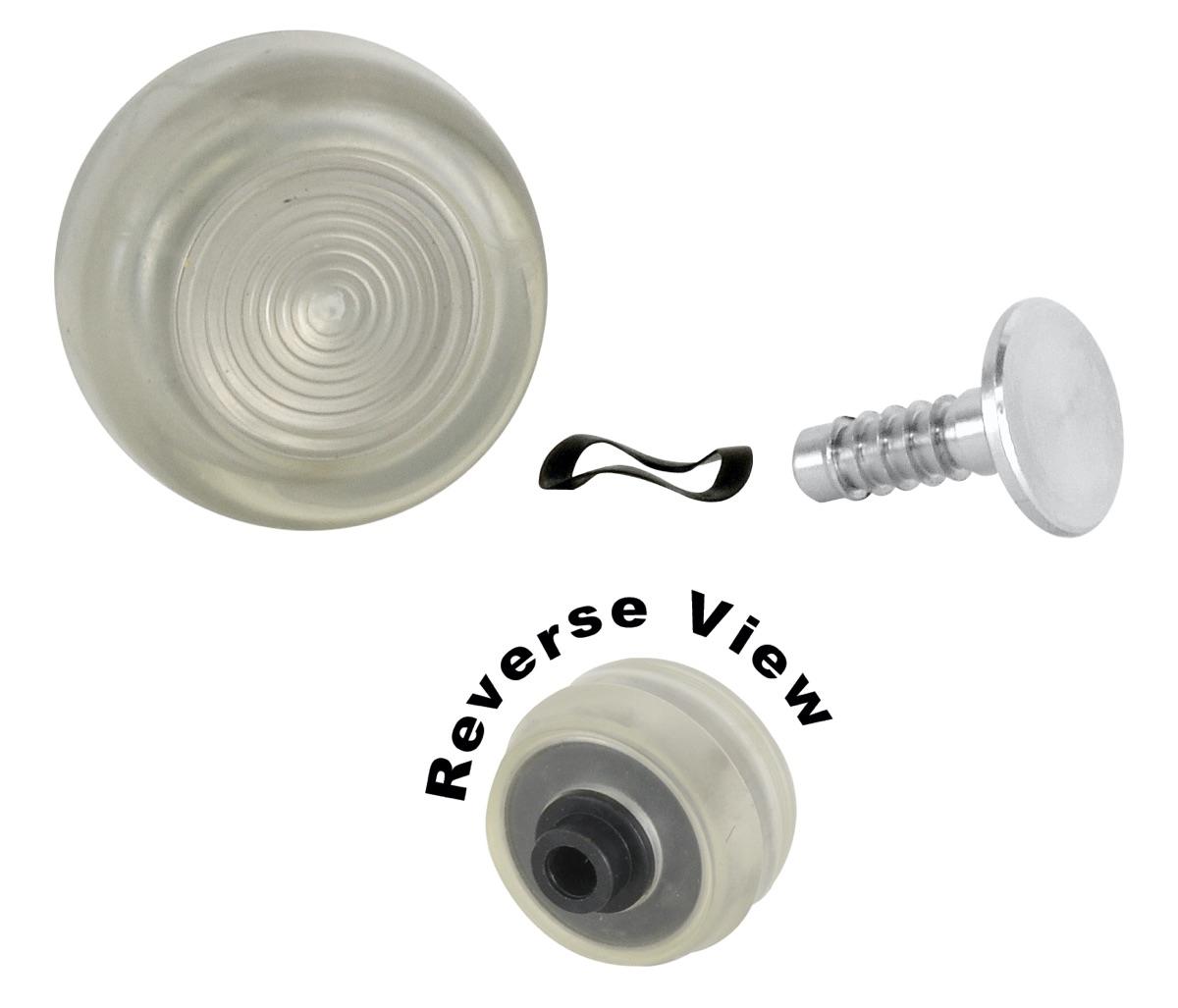 1968-70 Bronco / Cougar / Fairlane / Falcon / Ford Truck / Mustang / Ranchero Window Crank Knob Clear