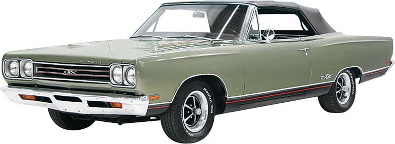 1969 Plymouth B-Body Factory Style Lower Body Side Molding Set