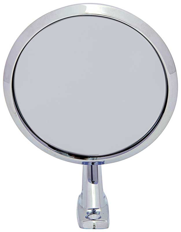 1962-76 Dodge, Plymouth A & B-Body Outer Door Mirror Viewmaster Style Manual Twin Post LH Driver Side