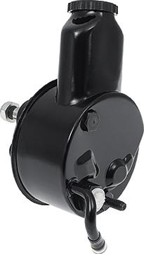 1969 Camaro, Nova Power Steering Pump with Reservoir Small Block 302, 307, 327, 350 Black Powder Coated