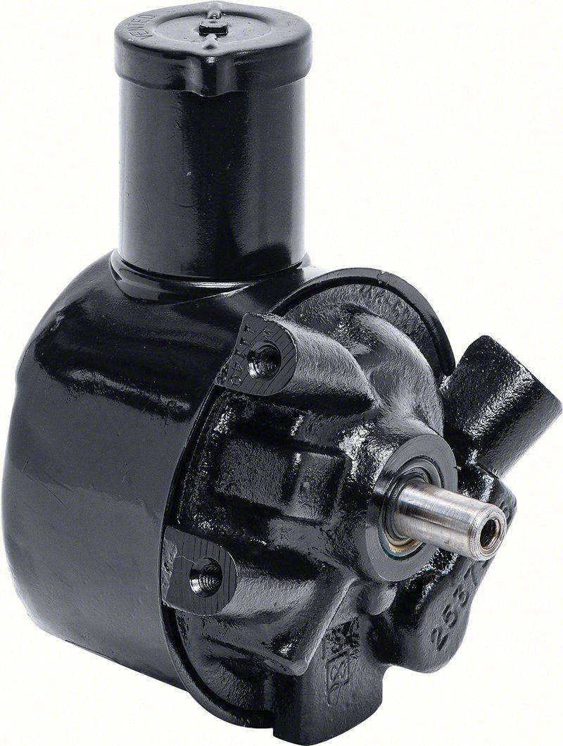 1963-76 Mopar "Federal Style" Remanufactured Power Steering Pump with Side Pressure Port & Reservoir