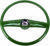 1969-72 Chevrolet Truck Steering Wheel Green