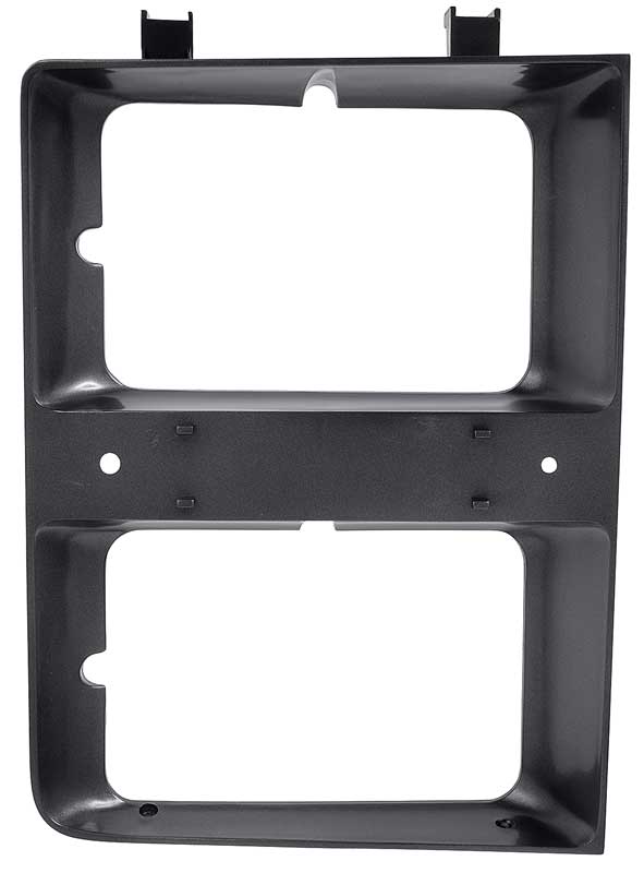 1983-84 Chevrolet Pickup Blazer Suburban Headlamp Bezel Dual Headlamp Dark Gray Metalic RH, Passenger Side