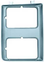 1985-88 Chevrolet, GMC Truck, SUV  Headlamp Bezel w/Dual Headlamps, Chrome Grill Silver RH