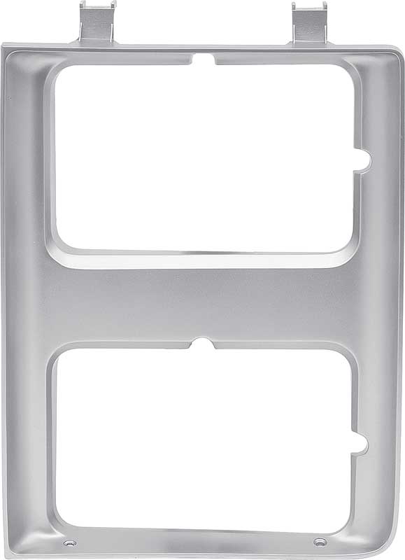 1985-88 Chevrolet/GMC Truck/SUV Headlamp Bezel With Dual Headlamps With Chrome Grill Silver LH
