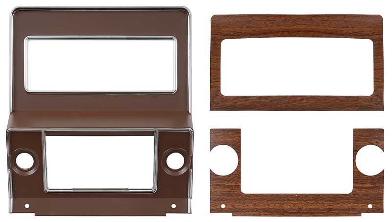 1969-70 Mustang Radio Control Bezel Woodgrain