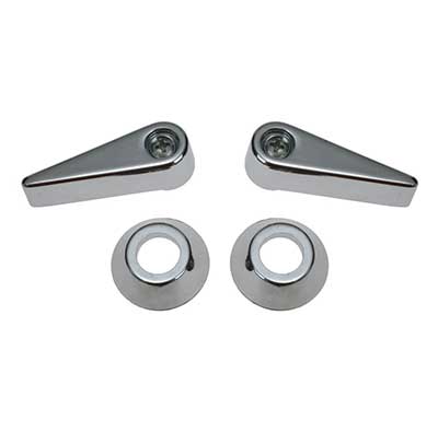 1970 Mustang, Cougar, 1971-77 Bronco Seat Latch Handle and Bezel Kit