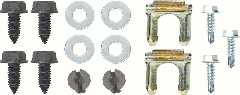 1968-72 Horseshoe Shifter Installation Hardware Set  Various GM Models