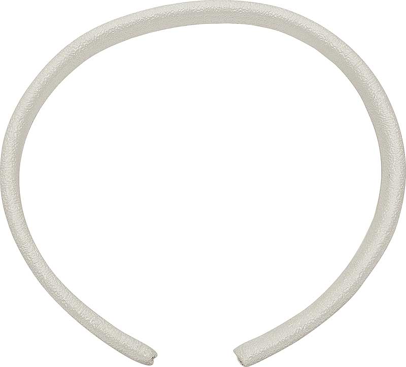 Door Jamb Vinyl Windlace Lt Parchment, Off White Snap On Double Lip Style 20 Foot Length