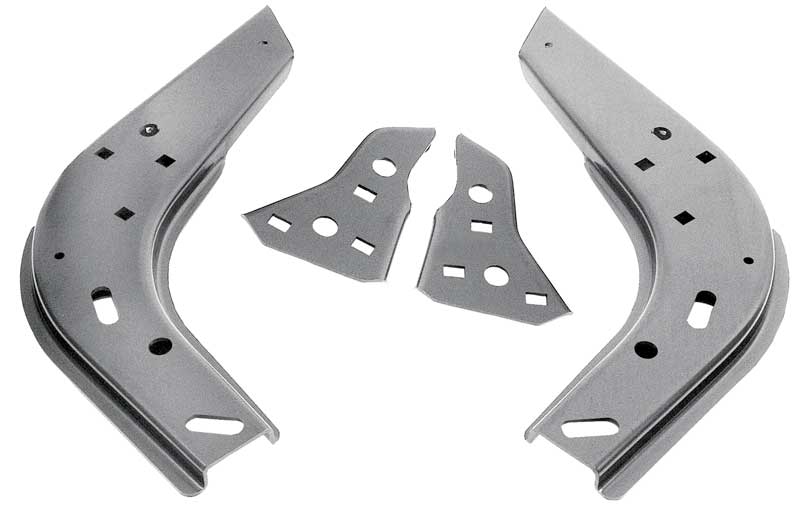 1969 Firebird Front Bumper Bracket Set Set of 4 EDP Coated