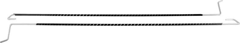 1966-67 Chevy II, Nova Trunk Hinge Torsion Rods Pair