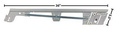 1967-1968 Mustang, Cougar Door Glass Channel & Retainer Assembly Passenger Side