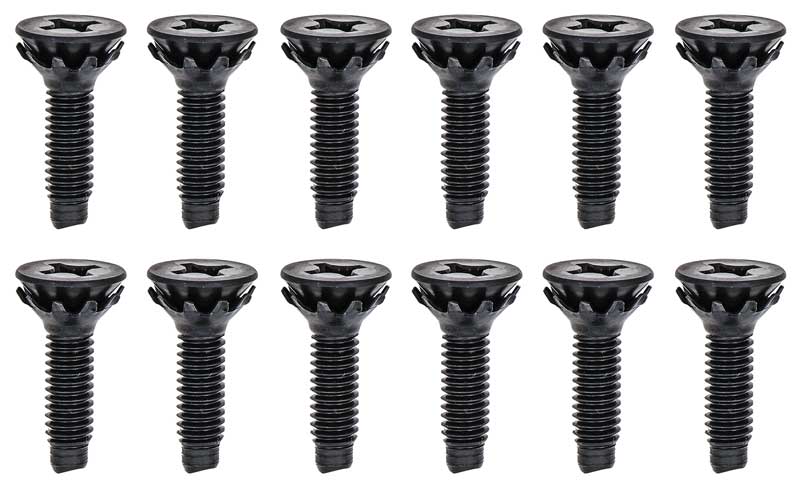 1962-67 Nova, Camaro, Firebird Door Hinge Screw Set 12 Piece Set