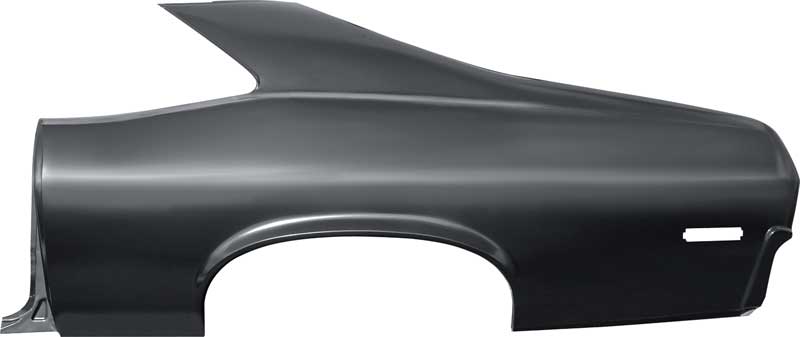 1970-1972 Nova, Ventura Quarter Panel  2 Door with Upper Sail Panel  LH