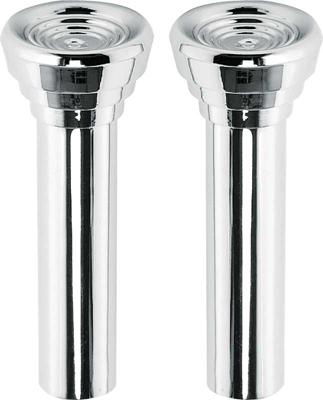 1961-66 GM Door Lock Knobs Chrome Flat Head Design Pair