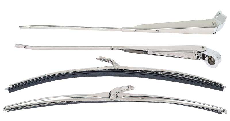 1968-79 Nova/X-Body Wiper Arm And Blade Set Stainless Steel
