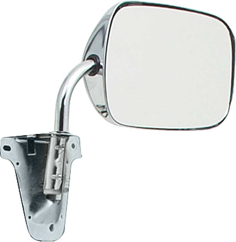1973-91 Chevrolet, GMC Pickup, Blazer, Jimmy, Suburban Outer Door Mirror Stainless Steel LH or RH Each