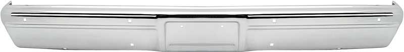 1983-91 Chevrolet, GMC Pickup, Blazer, Jimmy, Suburban Chrome Front Bumper without Impact Strip Holes