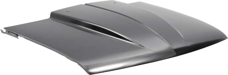 1994-04 Chevy S10, GMC Sonoma, 1995-05 S10 Blazer, Jimmy Cowl Induction Hood 2" Curved Cowl Traditional Spine Bolt On