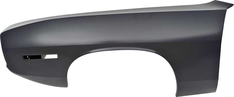 1971 Plymouth Barracuda, Cuda Front Fender without Gills LH Driver Side EDP Coated