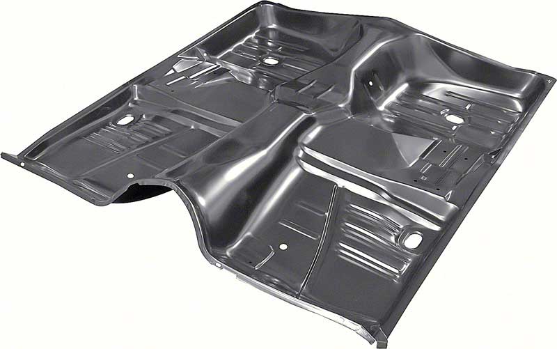 1961-64 Impala, Bel Air, Biscayne 2 Door Complete Floor Pan w/o Bracing EDP Coated