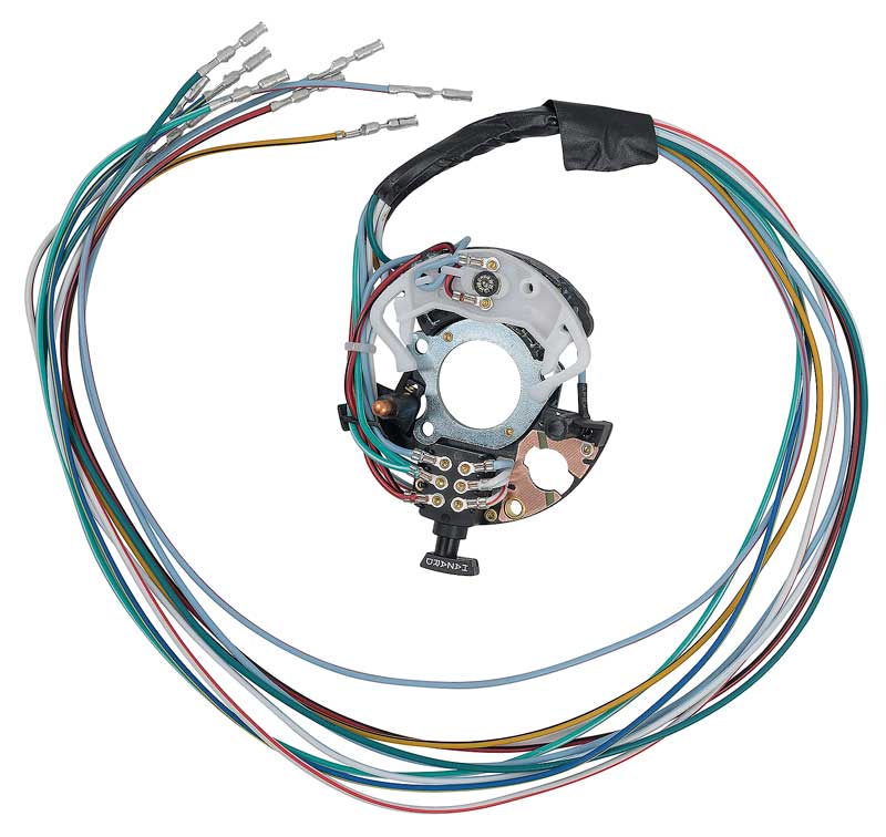 1973-77 Ford Truck Turn Signal Switch Without Tilt Wheel Automatic Transmission 9 Terminal Switch