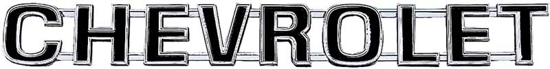 1973-80 Chevrolet Pickup Truck , Blazer CHEVROLET Tailgate Emblem