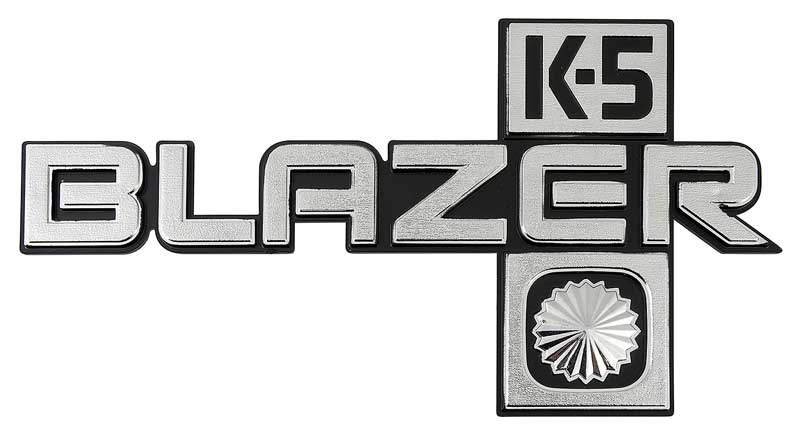 1981-88 Chevrolet K5 Blazer Front Fender Emblem RH or LH Each GM Licensed